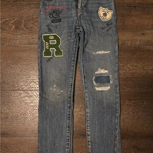 Polo by Ralph Lauren Kids Blue Jeans with Patches